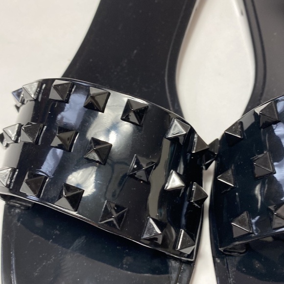 DV Dolce Vita black Skylar studded slides sandals size 7 - Picture 2 of 4